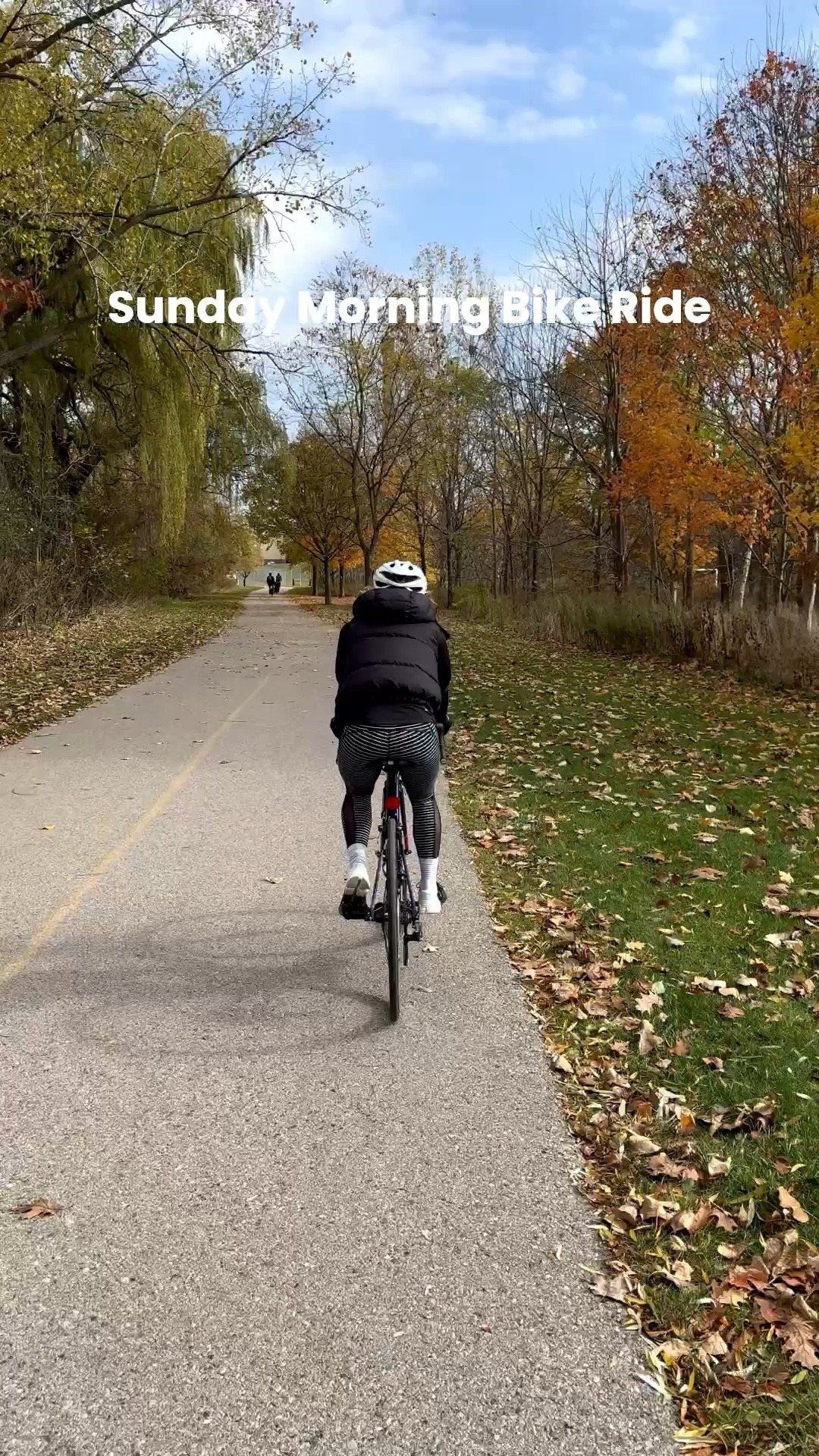 Sunday Morning Bike Rides. 

Garneau Bike & Helmet 
Lululemon clothing 
On Running Shoes 

#LTKfall #LTKfitness