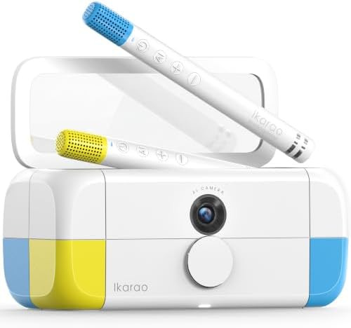 Ikarao Karaoke Machine for Kids, Built-in AR Camera & Active Play Karaoke | Amazon (US)