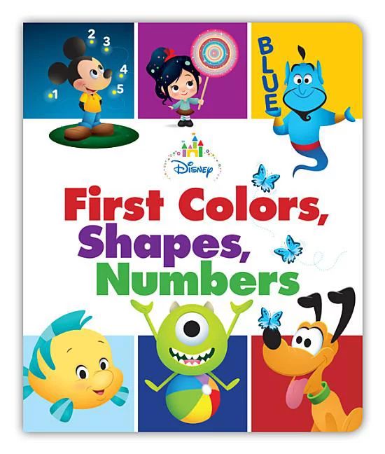 Disney Baby First Colors, Shapes, Numbers (Board Book) | Walmart (US)