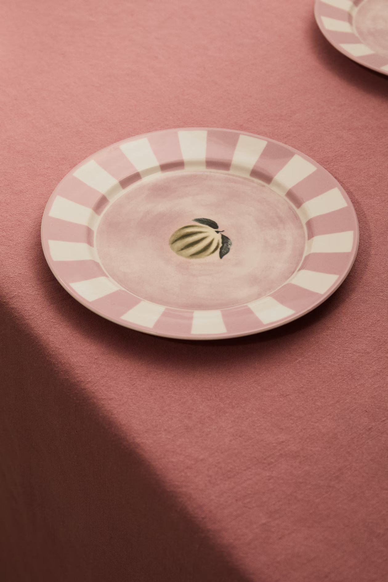Medium-Sized Porcelain Plate with Motif | H&M (US + CA)