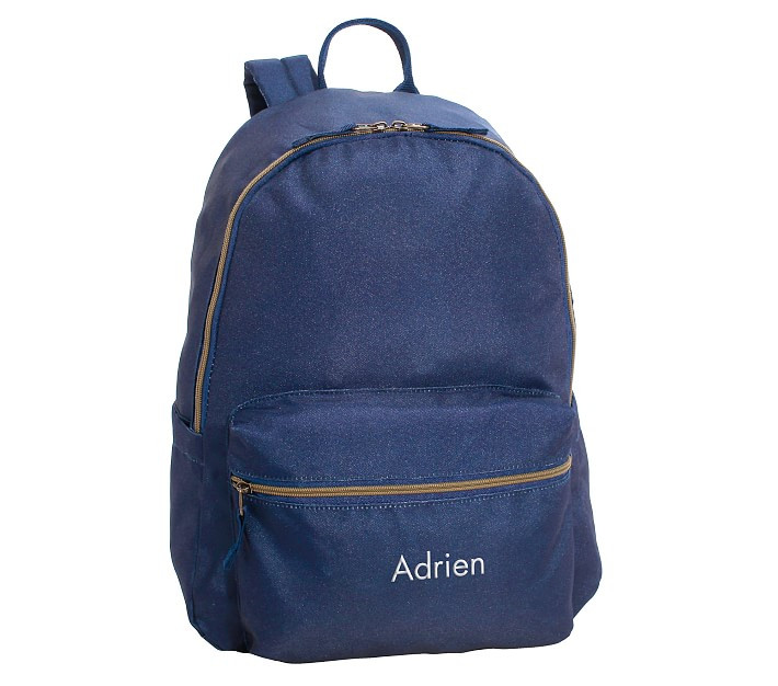 Colby Solid Navy Backpacks | Pottery Barn Kids