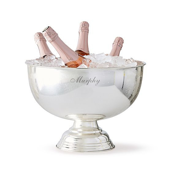 Celebration Wine Bowl, Silver Personalized | Mark and Graham
