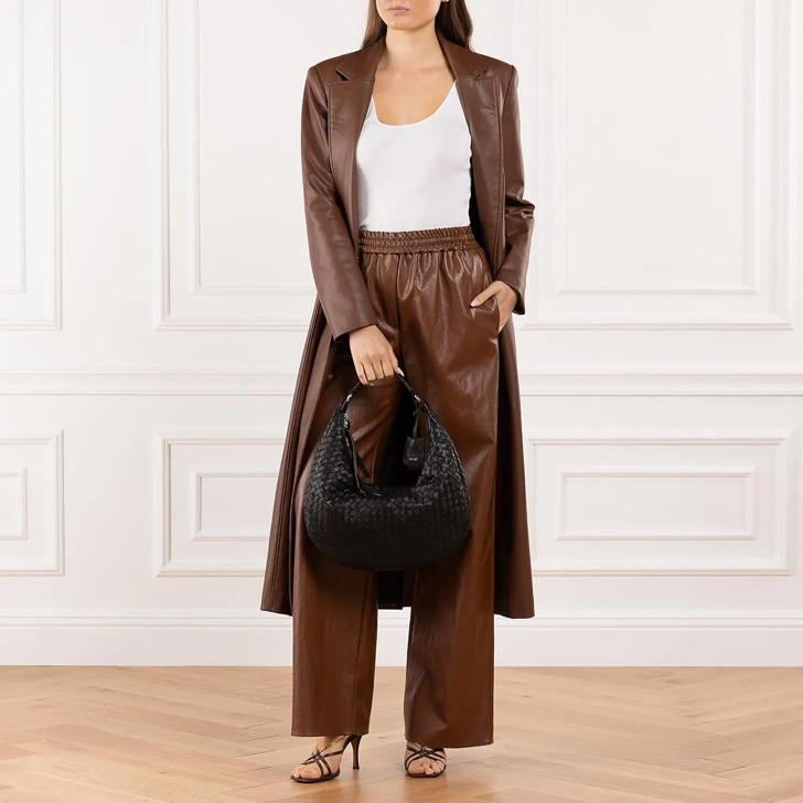 Abro Beutel Nana Small/ Black/Nickel  Black/Nickel | Hobo Bag | Fashionette (DE)