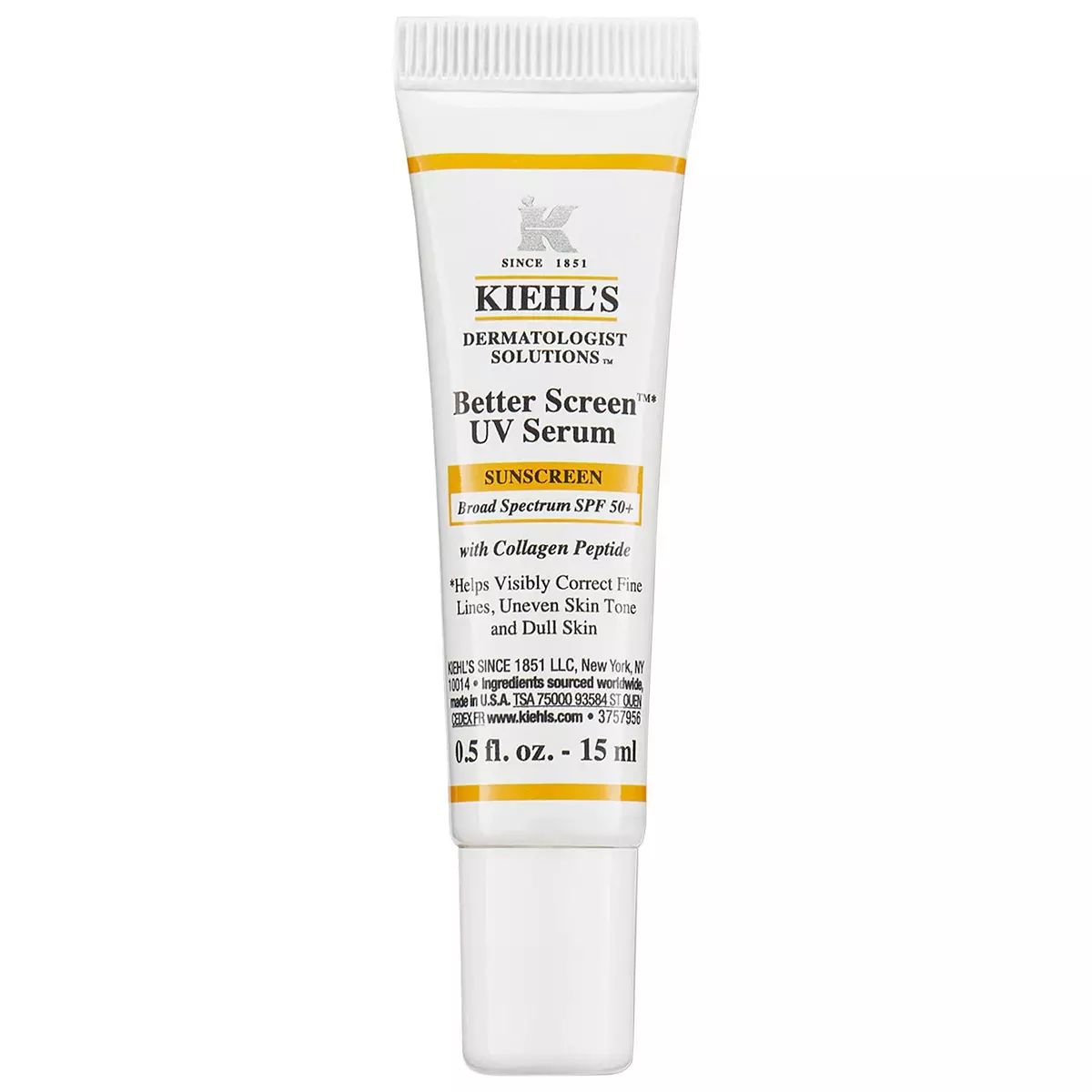Kiehl's Since 1851 Better Screen UV Serum SPF 50+ Facial Sunscreen with Collagen Peptide | Kohl's