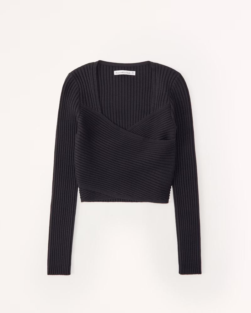 LuxeLoft Slim Wrap Sweater | Abercrombie & Fitch (US)
