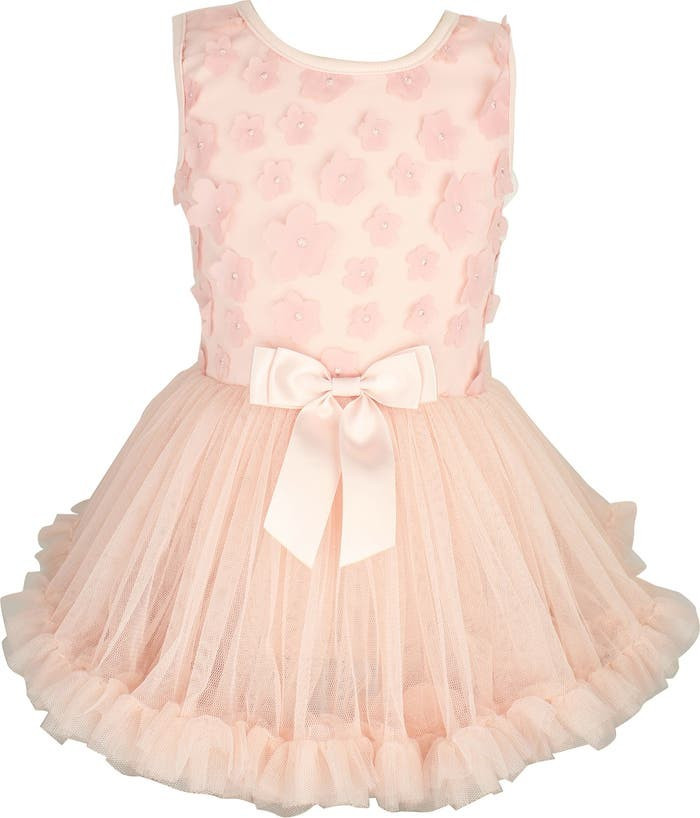 Flower Appliqué Tutu Dress | Nordstrom