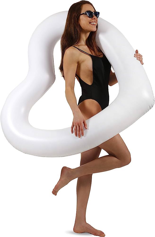 LÔTELI White Heart Pool Float | Big Inflatable Photo Prop for Engagement, Wedding, Bachelorette ... | Amazon (US)