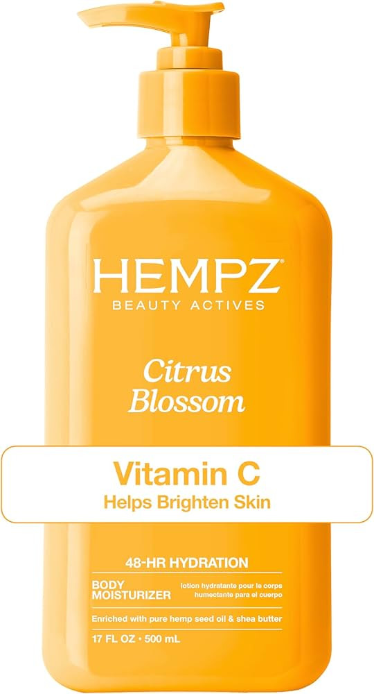 Hempz Body Lotion - Citrus Blossom Limited Edition Daily Moisturizing Cream with Vitamin C, Shea ... | Amazon (US)