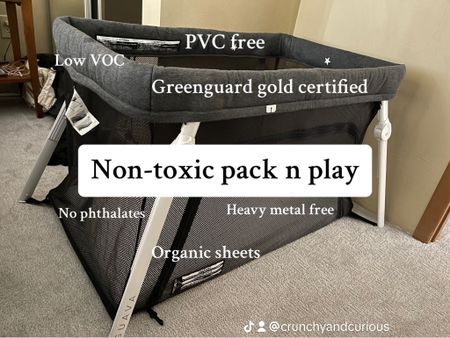 Our favorite non-toxic pack ‘n play!

PVC free
Greenguard gold certified
Heavy metal free
Low voc
No phthalates
Organic pack n play sheets
Guava lotus
Baby registry
Travel tips
Toddler travel
Travel crib

#LTKkids #LTKbaby #LTKtravel