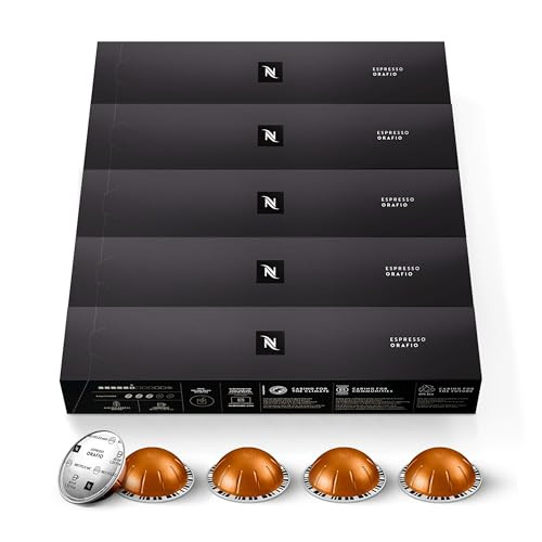 Nespresso Vertuo Orafio, Medium Roast Espresso Coffee capsules, 50 Pack | Amazon (US)