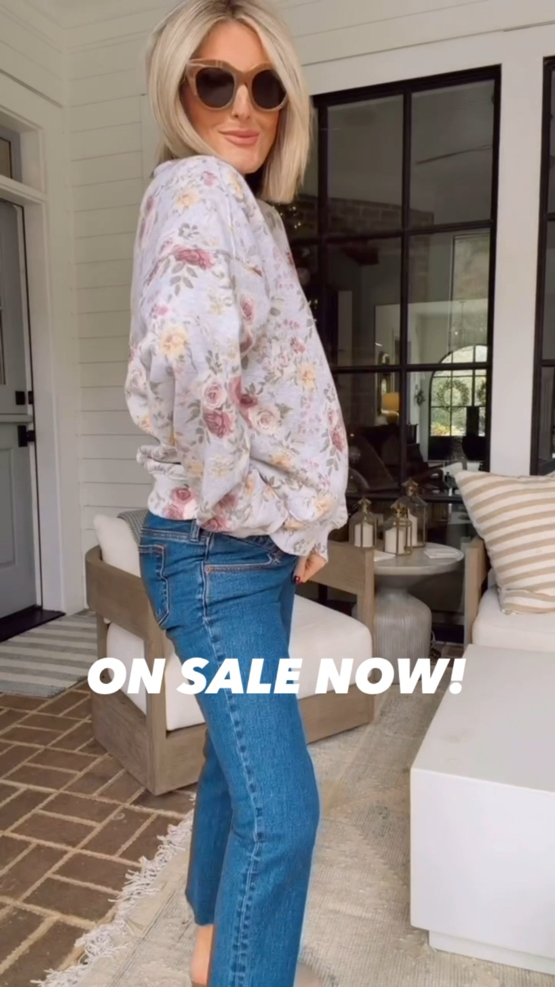 How cute is this floral sweatshirt?! I love the neckline & the material is so comfy! Use my code AFLOVERLY for 20% off $125+

Loverly Grey, Abercrombie, sale alert, floral sweatshirt, maternity jeans, straight leg jeans, straight leg denim

#LTKootd #LTKSeasonal #LTKSaleAlert
