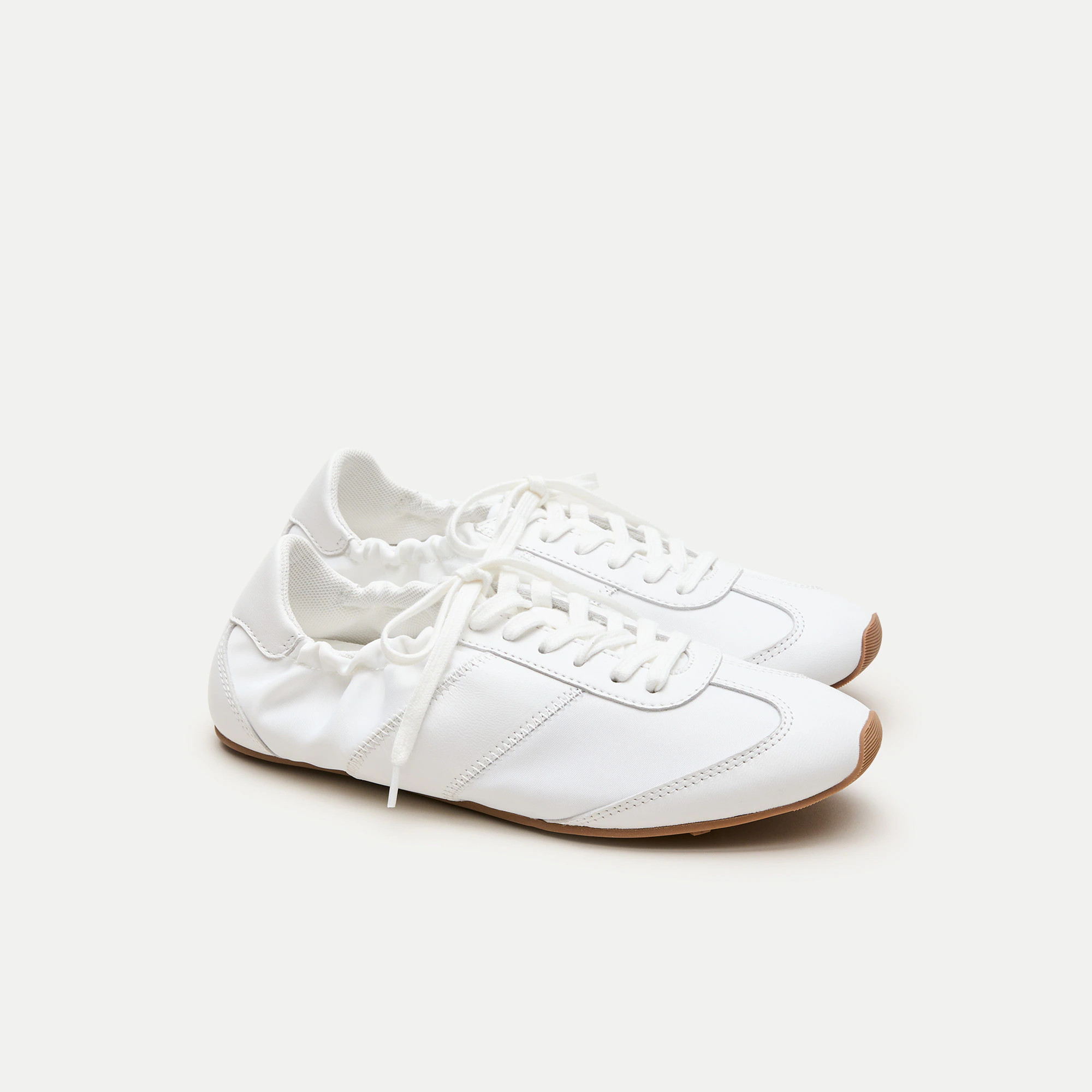 Ballet sneakers in nylon and leather | J. Crew US