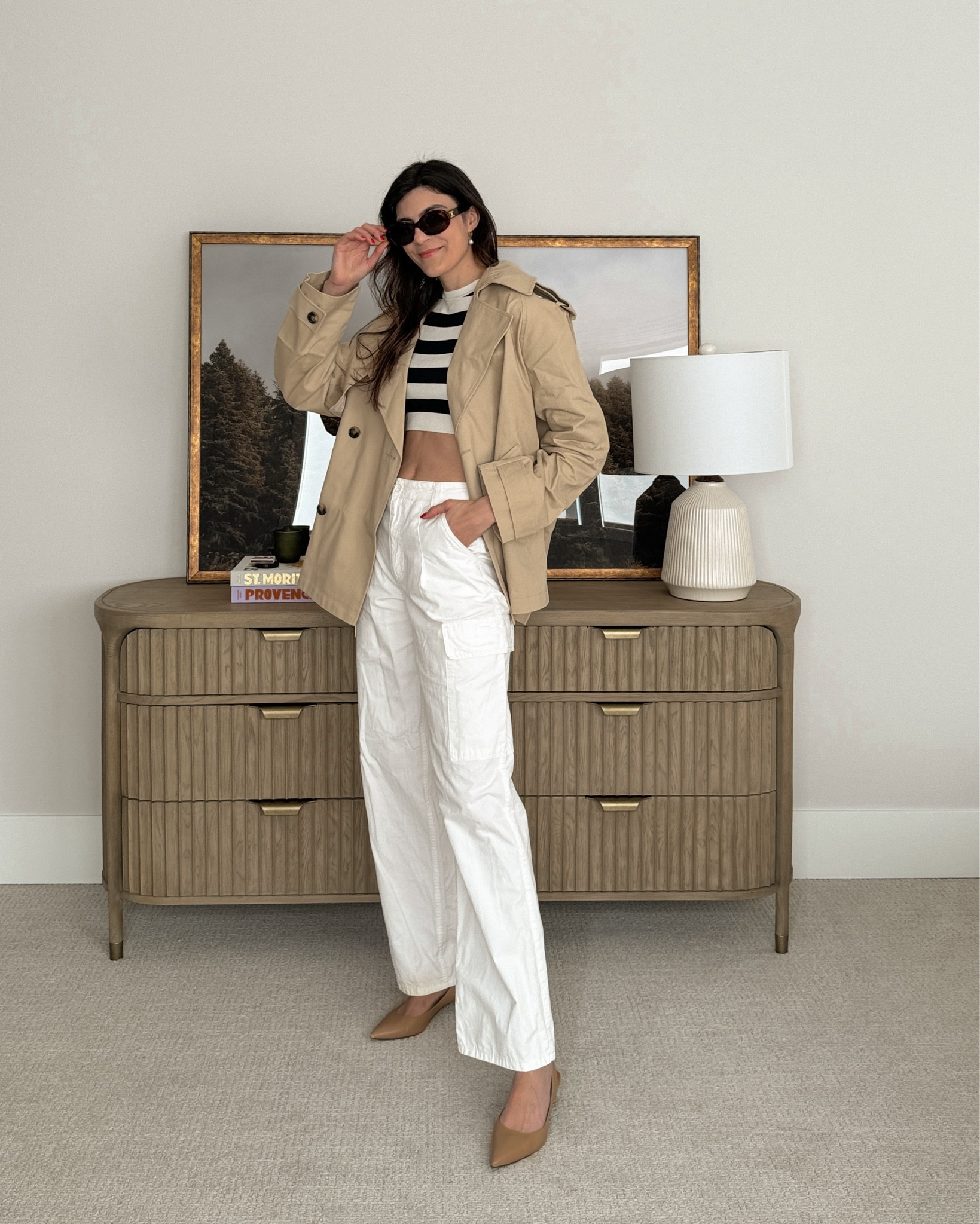 Spring outfit, trench coat, tall fashion, cargo pants, spring shoes 

#LTKfindsunder50 #LTKfindsunder100 #LTKshoecrush