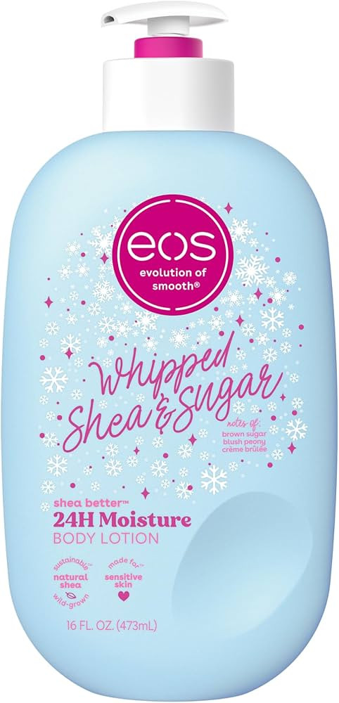 EOS Shea Better Holiday Body Lotion- Whipped Shea & Sugar, Limited-Edition Skincare, 24-Hour Mois... | Amazon (US)
