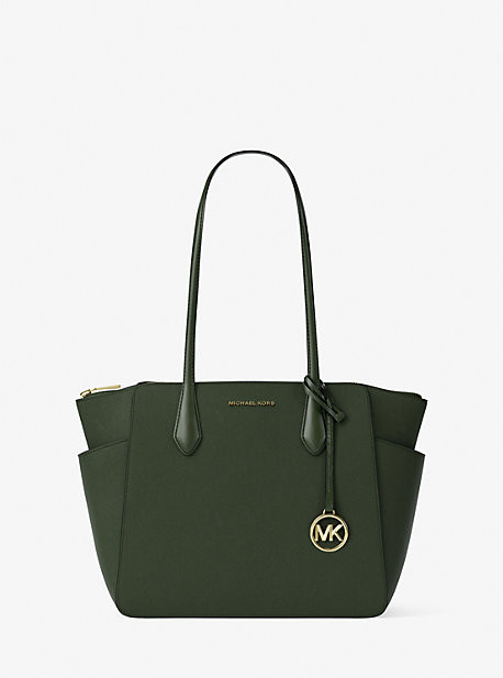 Marilyn Medium Saffiano Leather Tote Bag | Michael Kors US