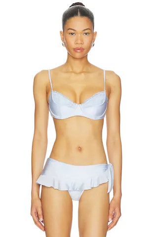 Austin Satin Top
                    
                    Frankies Bikinis | Revolve Clothing (Global)