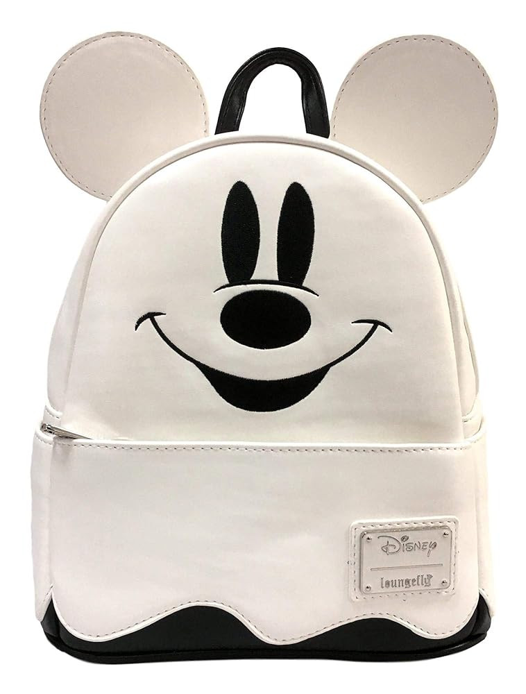 Loungefly Disney Ghost Mickey Mouse BOO! Halloween Womens Mini Backpack Purse | Amazon (US)