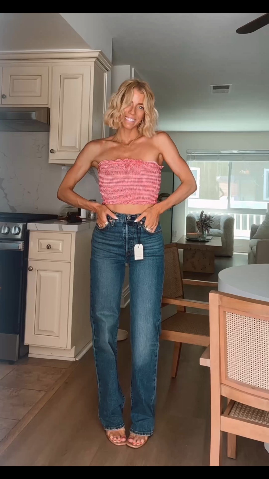 wearing a size 25 in all styles :) 