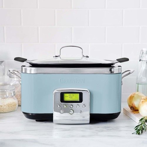 GreenPan(TM) Elite Slow Cooker 6-Qt., Blue Haze | Williams-Sonoma