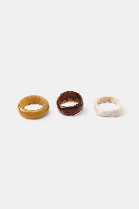3-PACK OF RIGID RESIN BRACELETS | Zara US