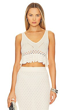 BEACH RIOT Leigh Top in Ivory from Revolve.com | Revolve Clothing (Global)