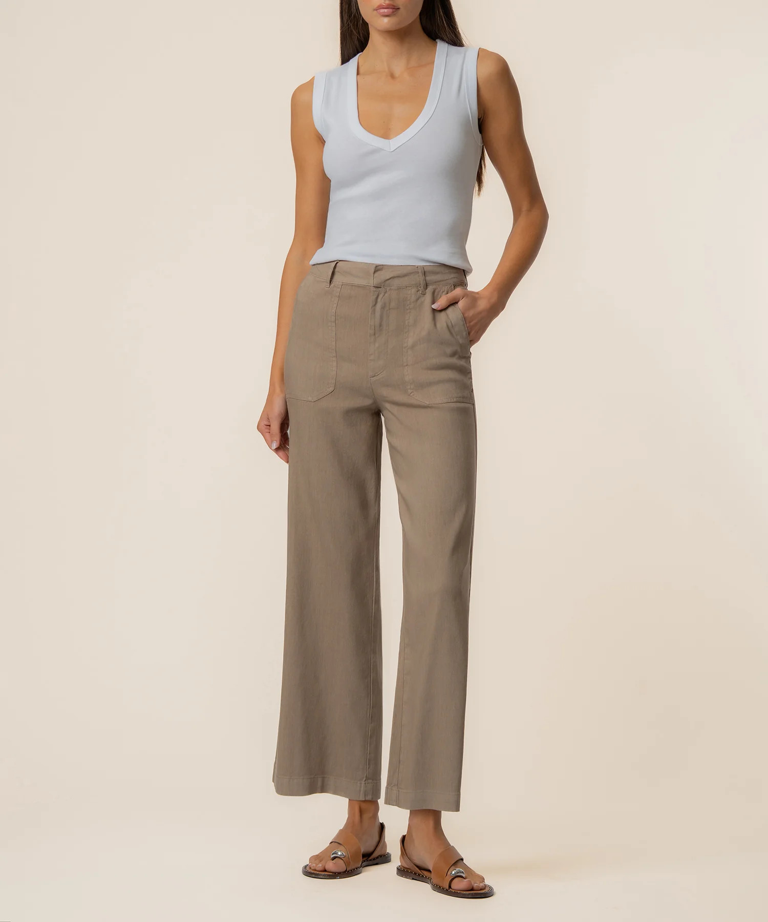 Topaz Linen Wide Leg - Kut from the Kloth | Kut From Kloth