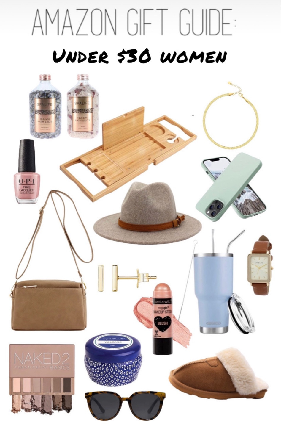 Under $30 Amazon gift guide for women! 

#LTKHoliday #LTKunder50 #LTKGiftGuide