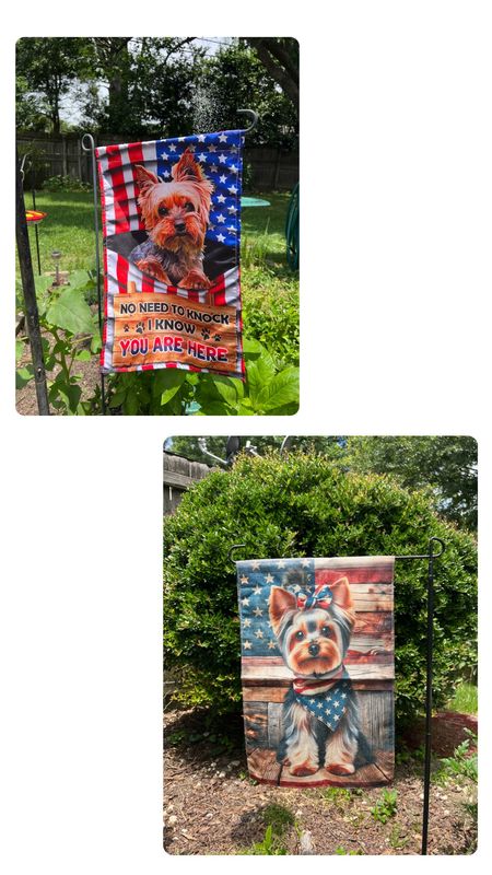 Put my new Yorkie garden flags out today! 🩷



#LTKFindsUnder50 #LTKHome