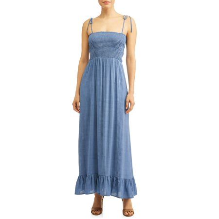 Women's Smocked Maxi Dress | Walmart (US)