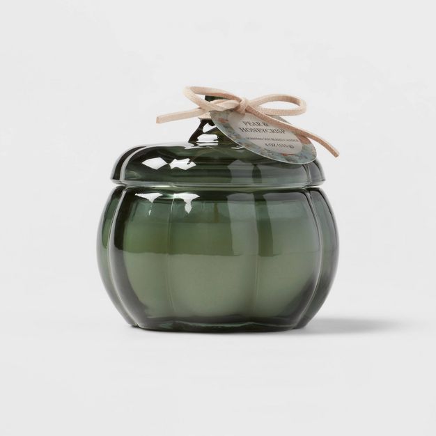 Glass Pear & Honeycrisp Pumpkin Candle Green - Threshold™ | Target