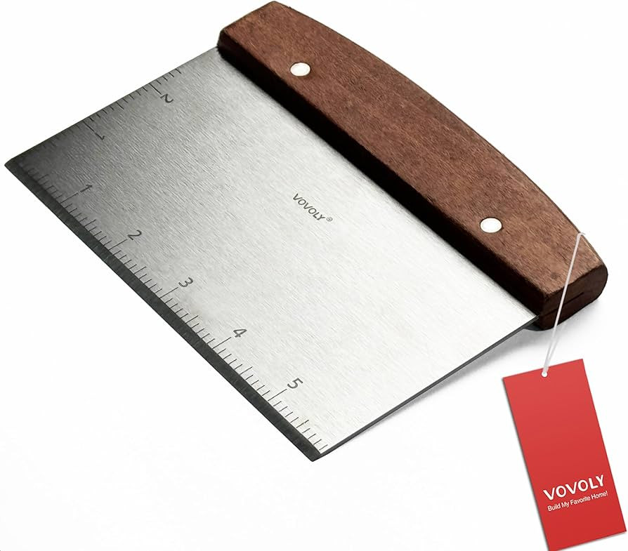 Vovoly Multipurpose Bench Scraper Kitchen Utensil for Flat Top Griddle, Dough Scraper Cutter for ... | Amazon (US)