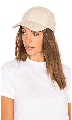 Hat Attack Linen Baseball Cap in Natural from Revolve.com | Revolve Clothing (Global)