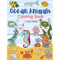 Ocean Animals Coloring Book: For Kids age 2-7 , 8.5 x 11 Inch (21.59 x 27.94 cm) | Amazon (US)