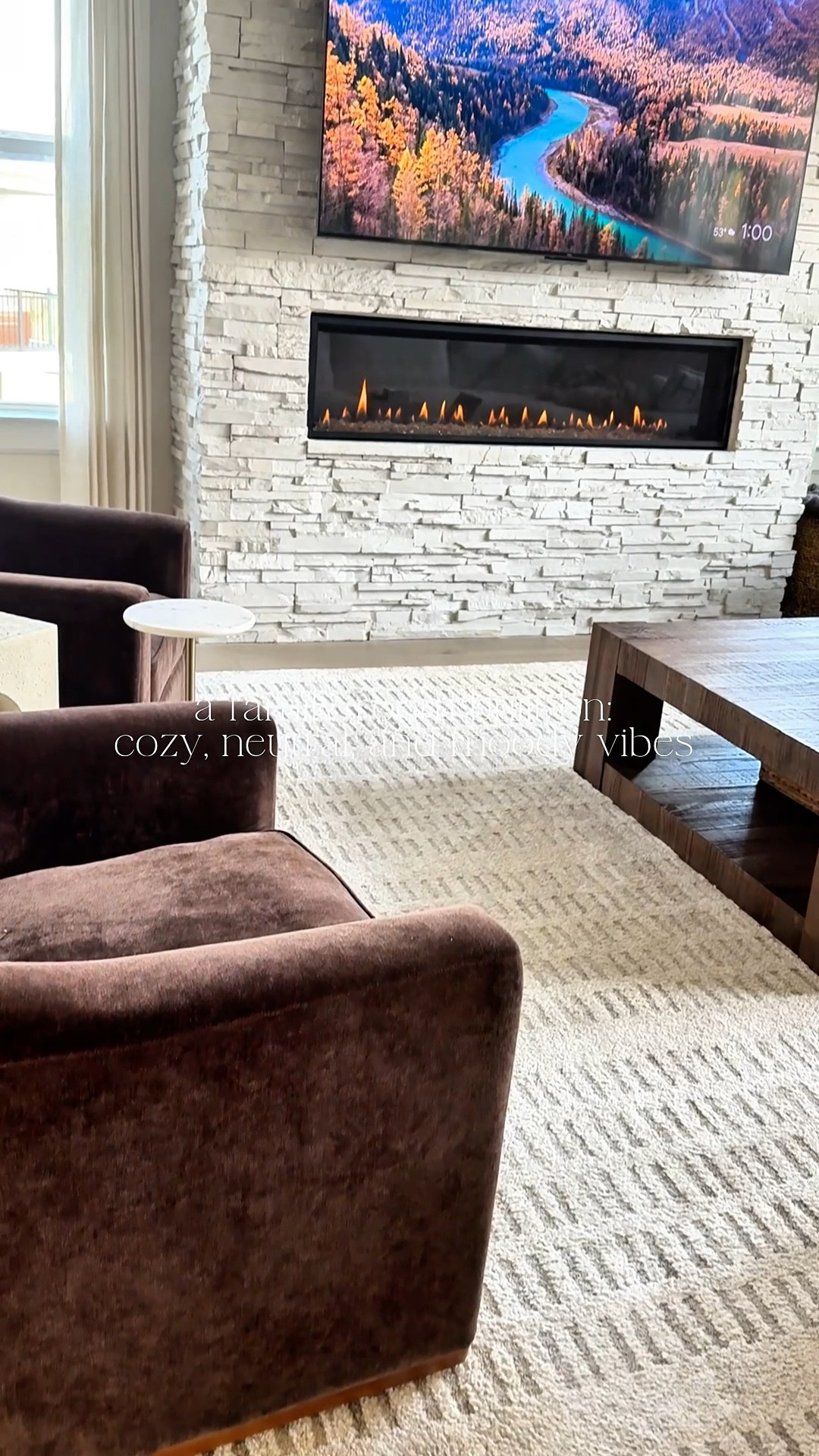 A cozy, neutral but no boring living room! @Crate & Barrel @Target @Wayfair 