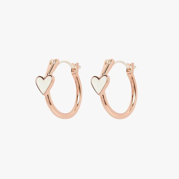 Petite Heart Hoop Earrings - Pura Vida Bracelets | Pura Vida Bracelets