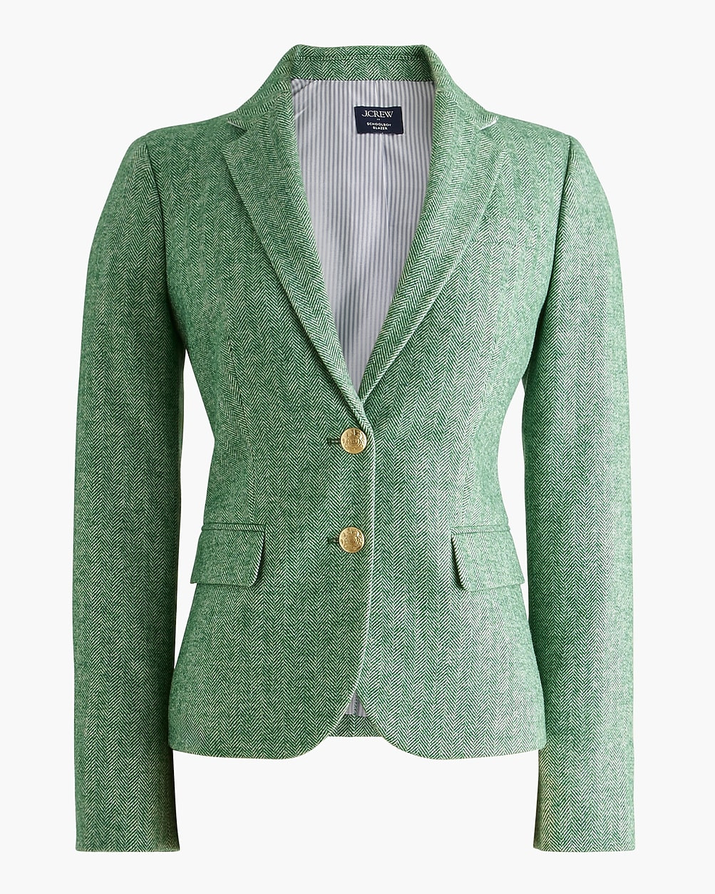 Herringbone wool-blend schoolboy blazer | J.Crew Factory