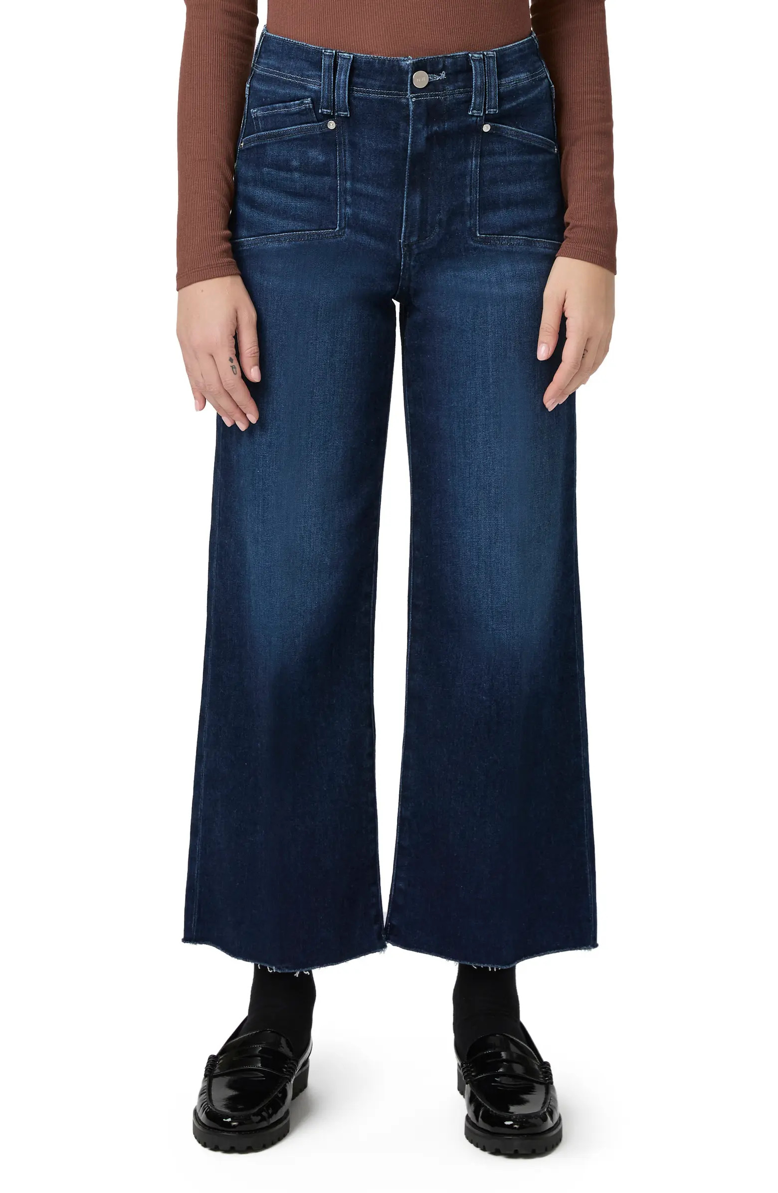 PAIGE Anessa High Waist Wide Leg Jeans | Nordstrom | Nordstrom