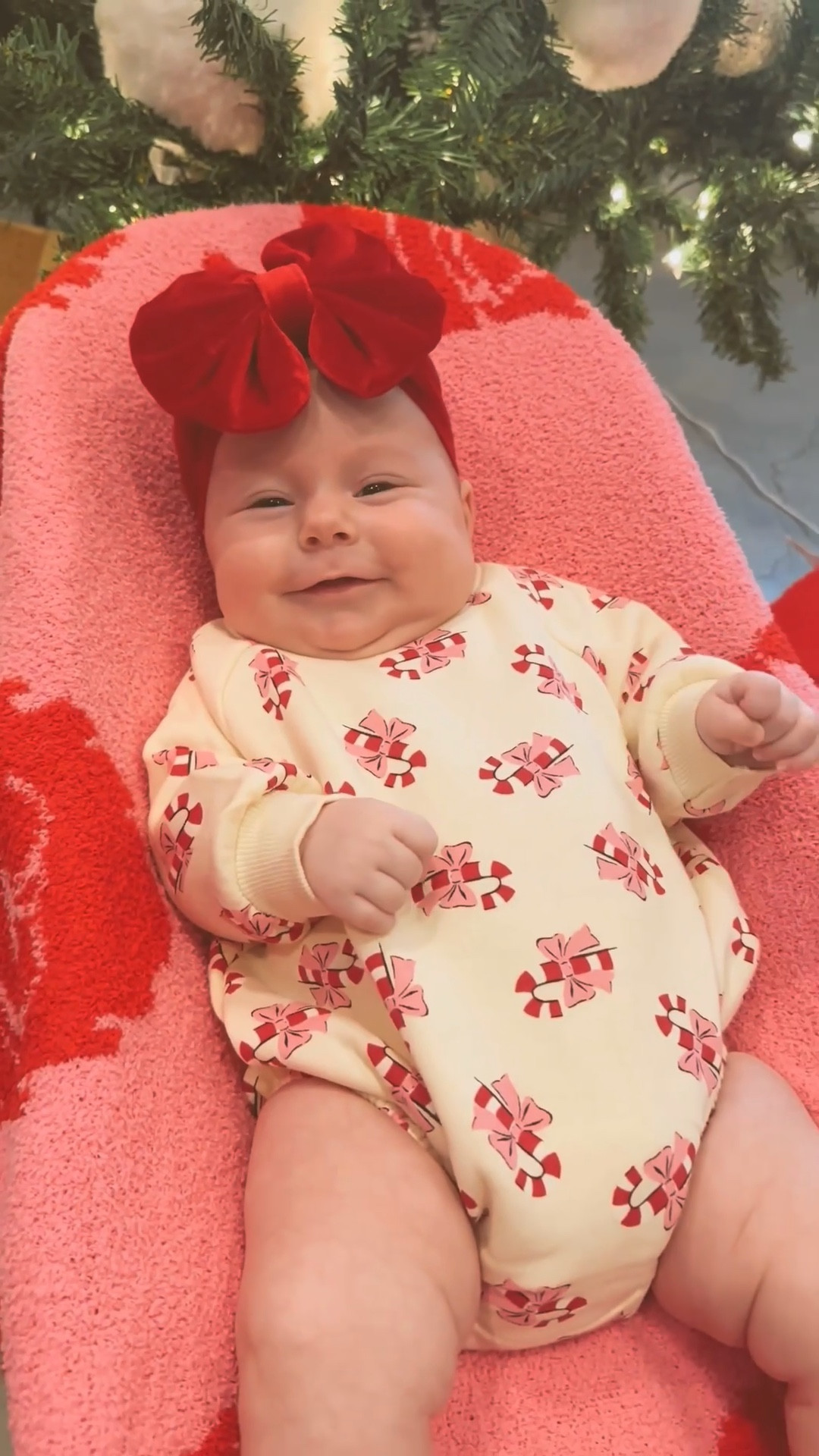 This candy cane bubble romper is adorable ❤️🤍

#LTKKids #LTKBaby #LTKmomlife