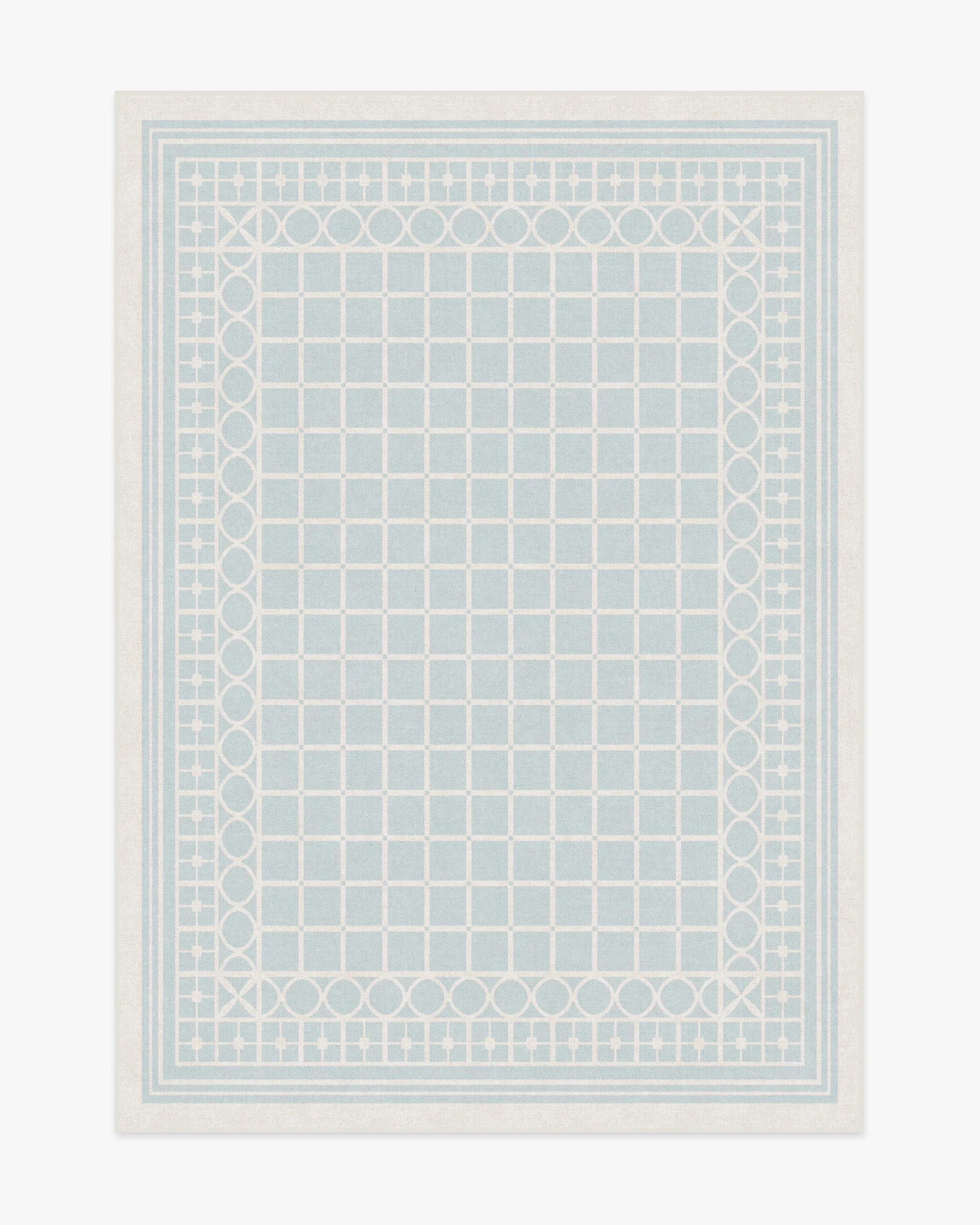 Gray Malin Palm Beach Powder Blue Tufted Rug | Ruggable | Ruggable