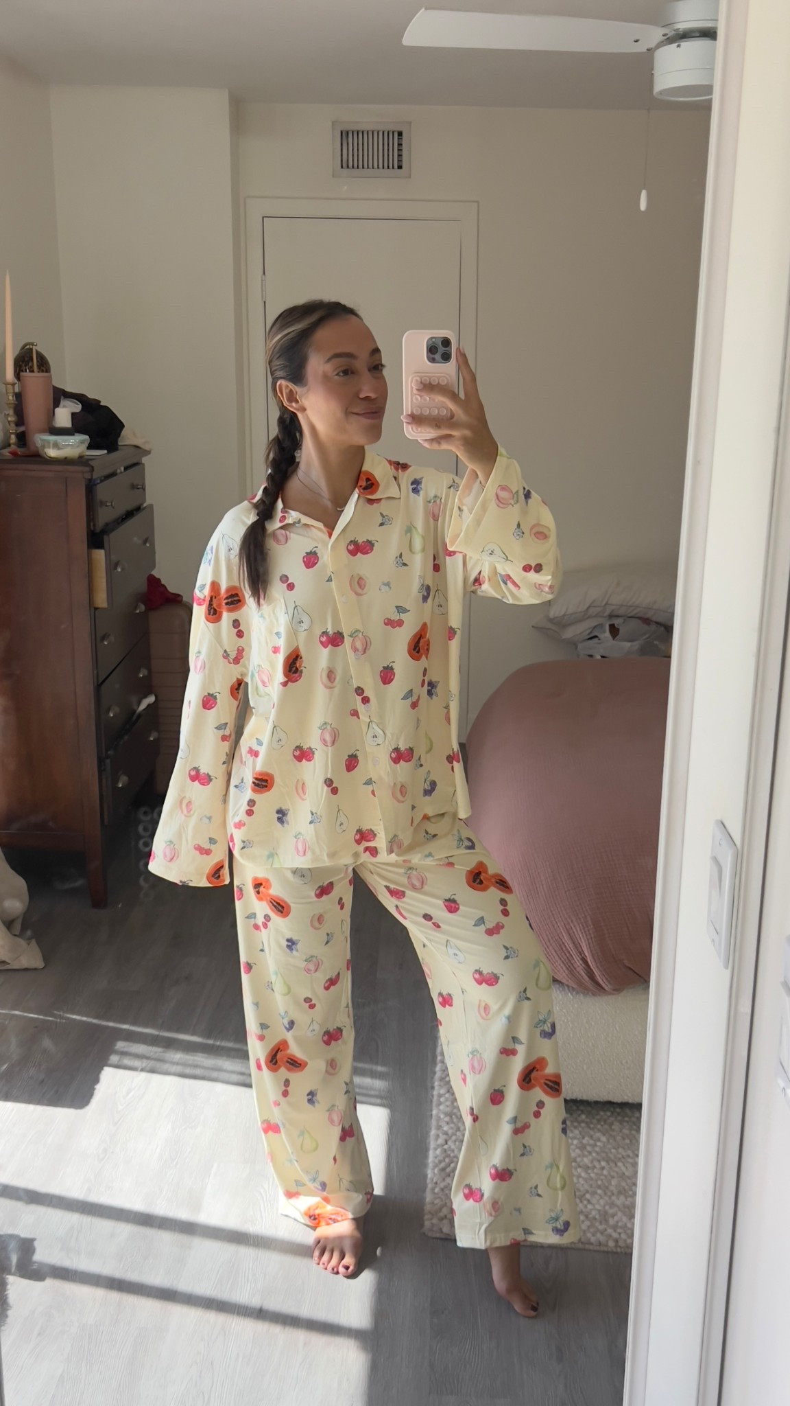 Love love love a cutie pj set!!! Wearing size medium for an oversized fit - im 5’6” for reference 

These are so so similar to the viral djerf avenue fruit pajamas 🍒🍓🍇🍑🍉🍋

#LTKSeasonal #LTKHoliday #LTKGiftGuide