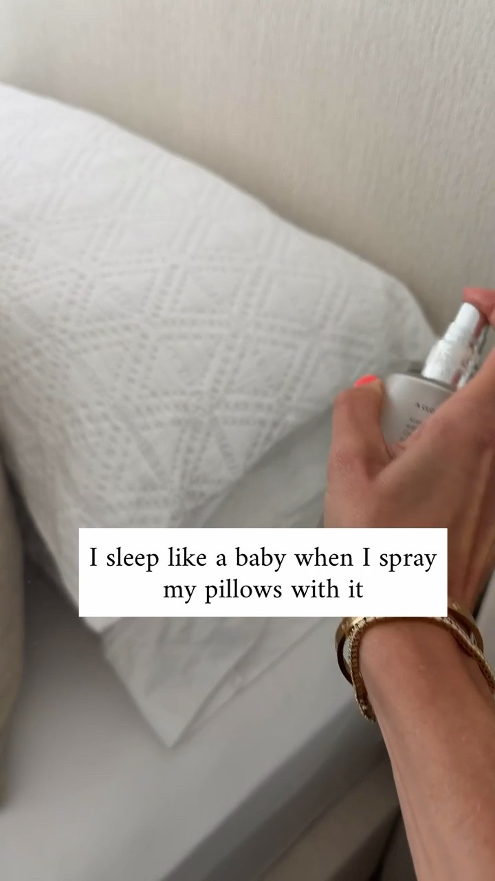 This pillow mist has become part of my nightly routine. A few sprays before bed and my bedroom instantly feels calmer, cozier, and ready for a good night's sleep.

pillow mist, sleep essentials, bedtime routine, calming spray, self care, wellness products, relaxing home, bedroom essentials, night routine, OSEA beauty

#LTKHome #LTKselfcare #LTKmorningroutine