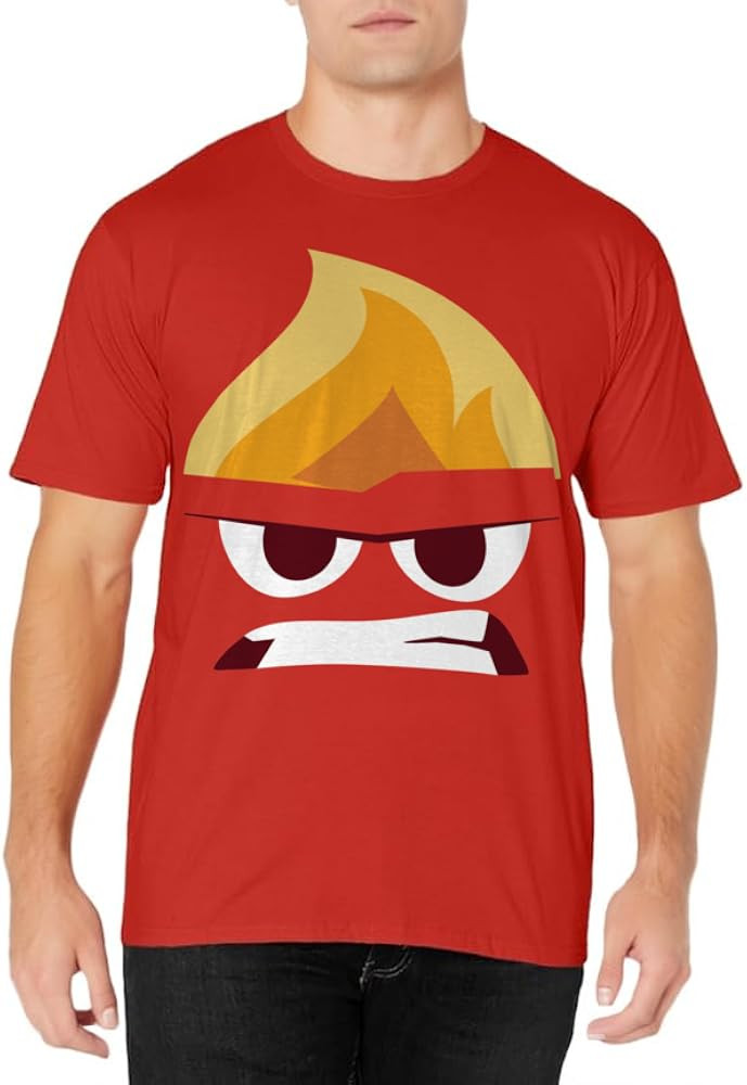 Disney Pixar Inside Out Angry Face Halloween T-Shirt | Amazon (US)