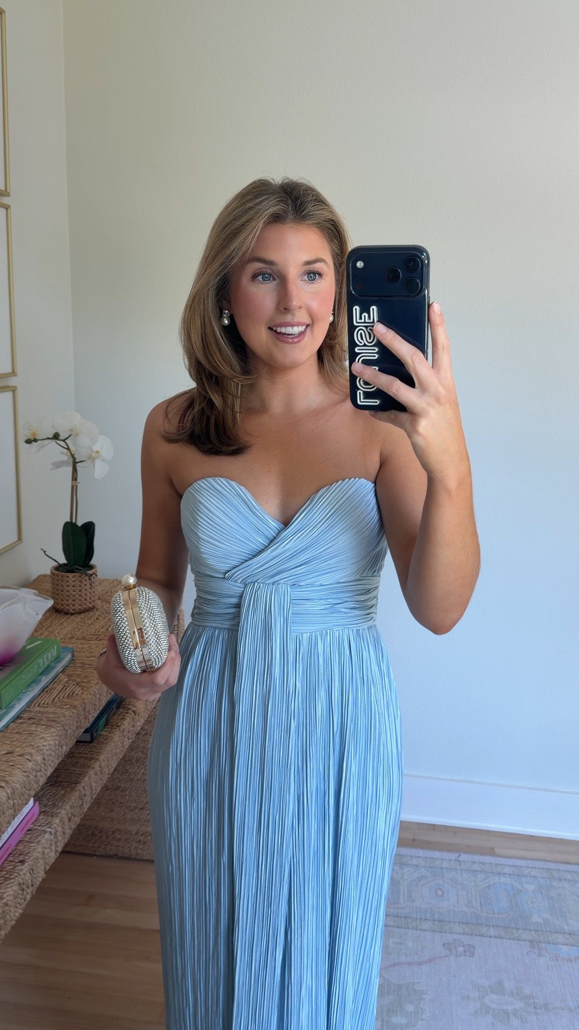 Summer formal or black tie look under $100! Wearing a S