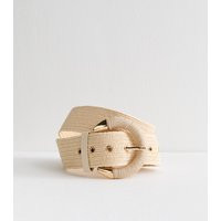Cream Raffia Look Belt New Look | New Look (UK)