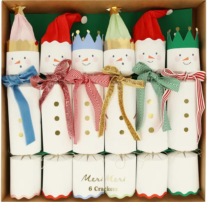 Meri Meri 6-Pack Snowman Christmas Crackers | Nordstrom | Nordstrom