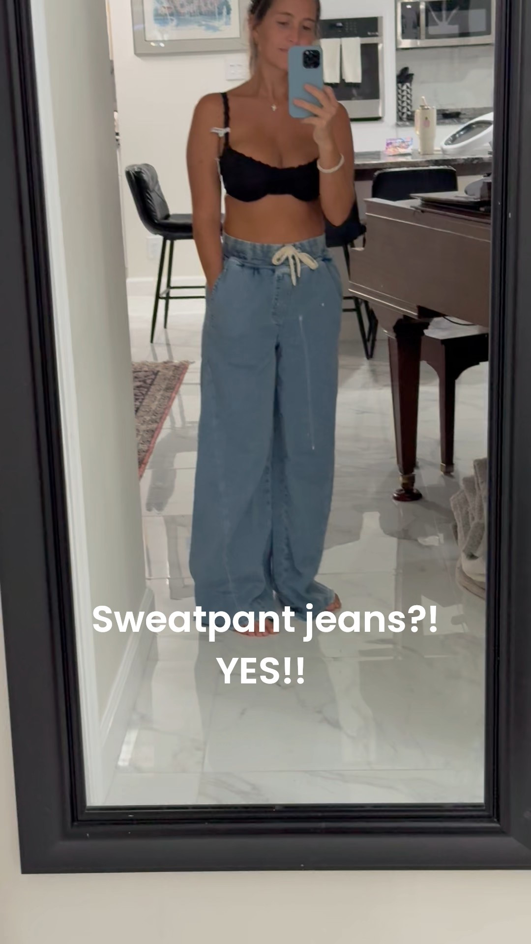 Could I name a better duo?! No! I will be rocking these sweatpants jeans all fall! They’re so stretchy and cozy and still look cute! Perfect outfit for picking up the kids from school, heading to a photoshoot or running those errands with a couple of kids in tow! These are a must on your fall list!  #sweatpants #jeans #fall #falloutfits #momjeans #womansfalloutfit #familyphotoshootoutfit

#LTKFamily #LTKStyleTip #LTKSaleAlert