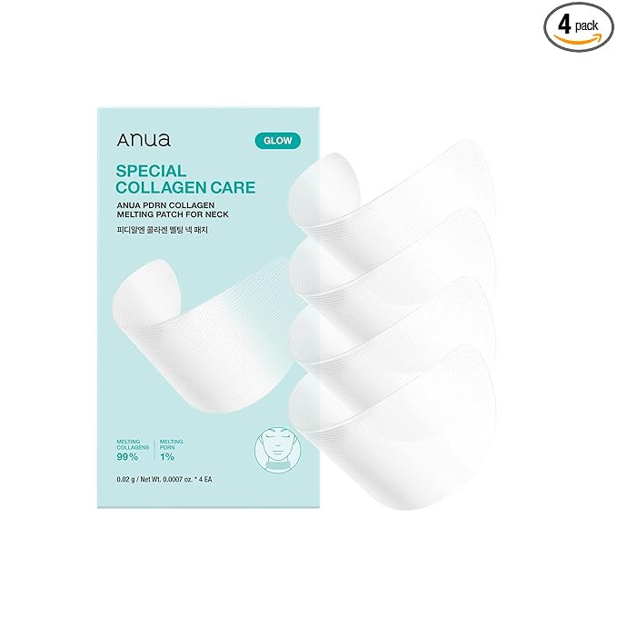 Anua PDRN Collagen Melting Patch for Neck, Lifting and Firming, Thin Film Patch for Neck Fine Lin... | Amazon (US)