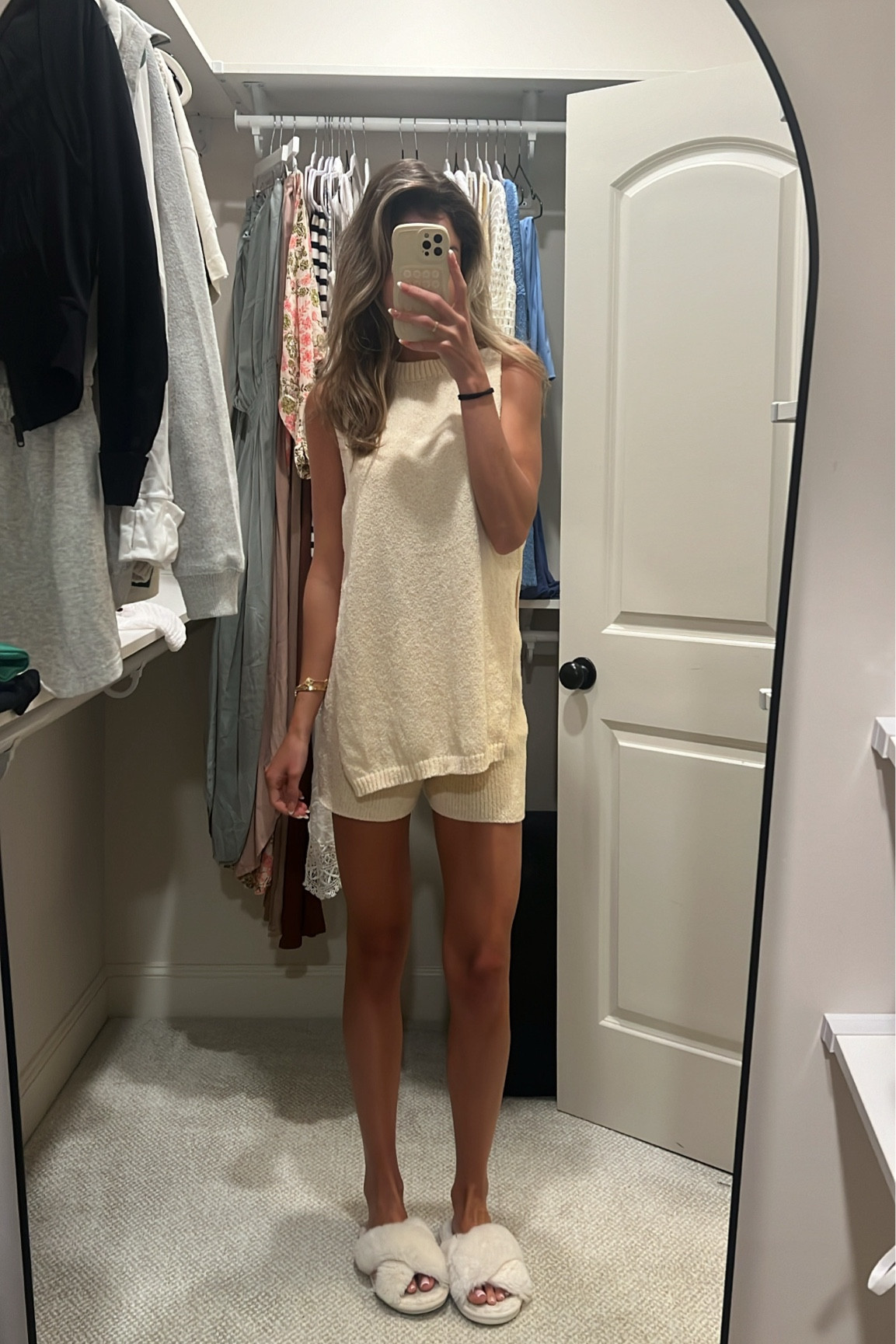 Love this cozy set from Amazon. I believe I have the beige color. Size small. 

#LTKFindsUnder50 #LTKSeasonal #LTKFindsUnder100