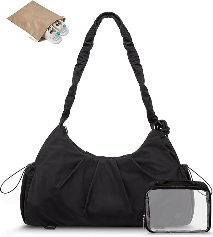 LOVEVOOK Gym Duffel Bag for Women, Weekender Overnight Bag with Wet Pocket, Workout Dance Bag, Sp... | Amazon (US)