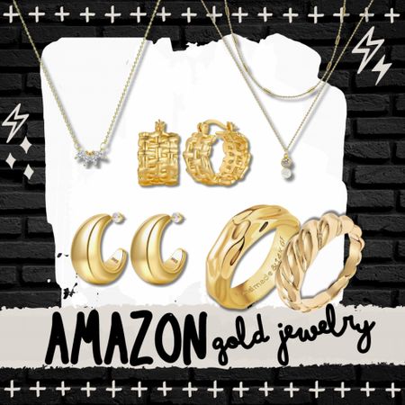 Amazon gold jewelry, necklace, hoop earrings, rings, affordable jewelry, accessories 

#LTKstyletip #LTKSeasonal #LTKunder100